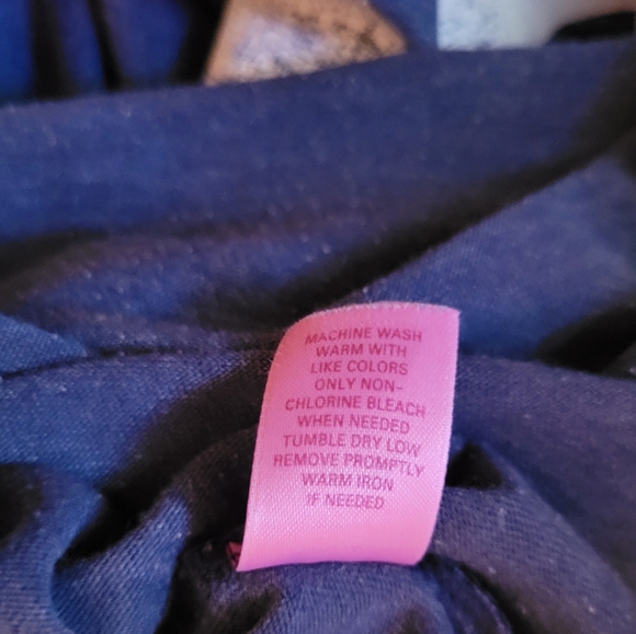 Victoria's Secret PINK Women's T-shirt, Blue/Pink, S, Y2K, Good Condition - Picture 12 of 12